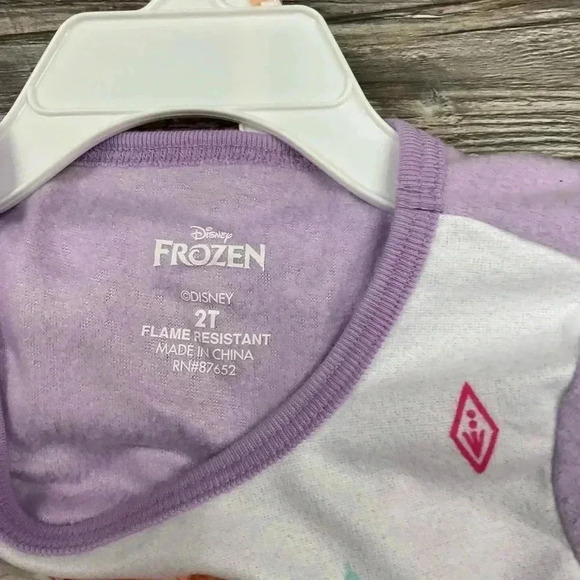 Toddler Girls Frozen Top and Pajama, 2 Piece Set Size 2T NWT - Picture 3 of 4